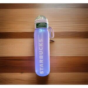 Starbucks 2025 Holiday Bear Snow Globe Water Bottle 24oz W/magnetic Lid Charm